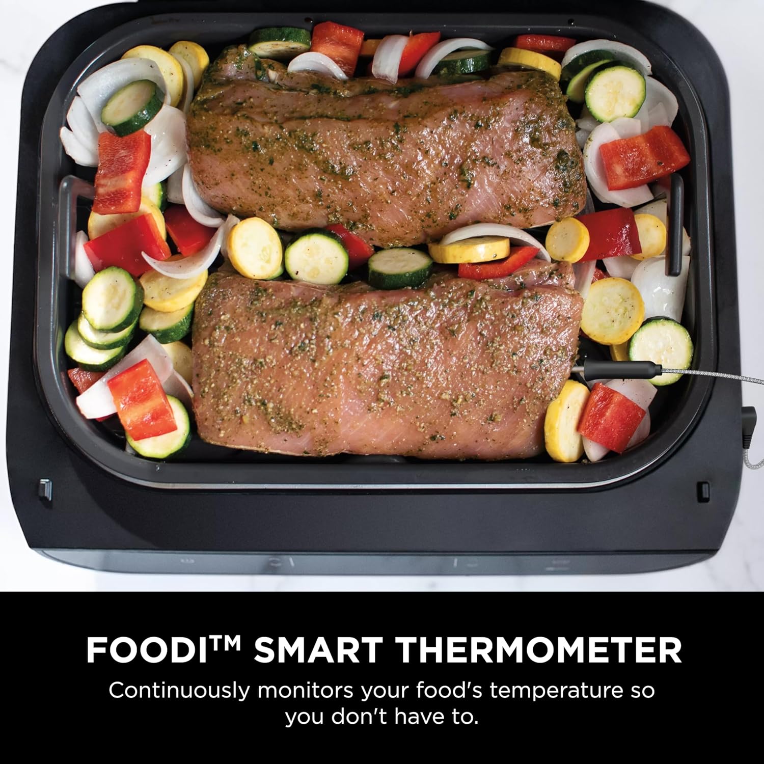 Black Indoor Grill with Air Fry H510900