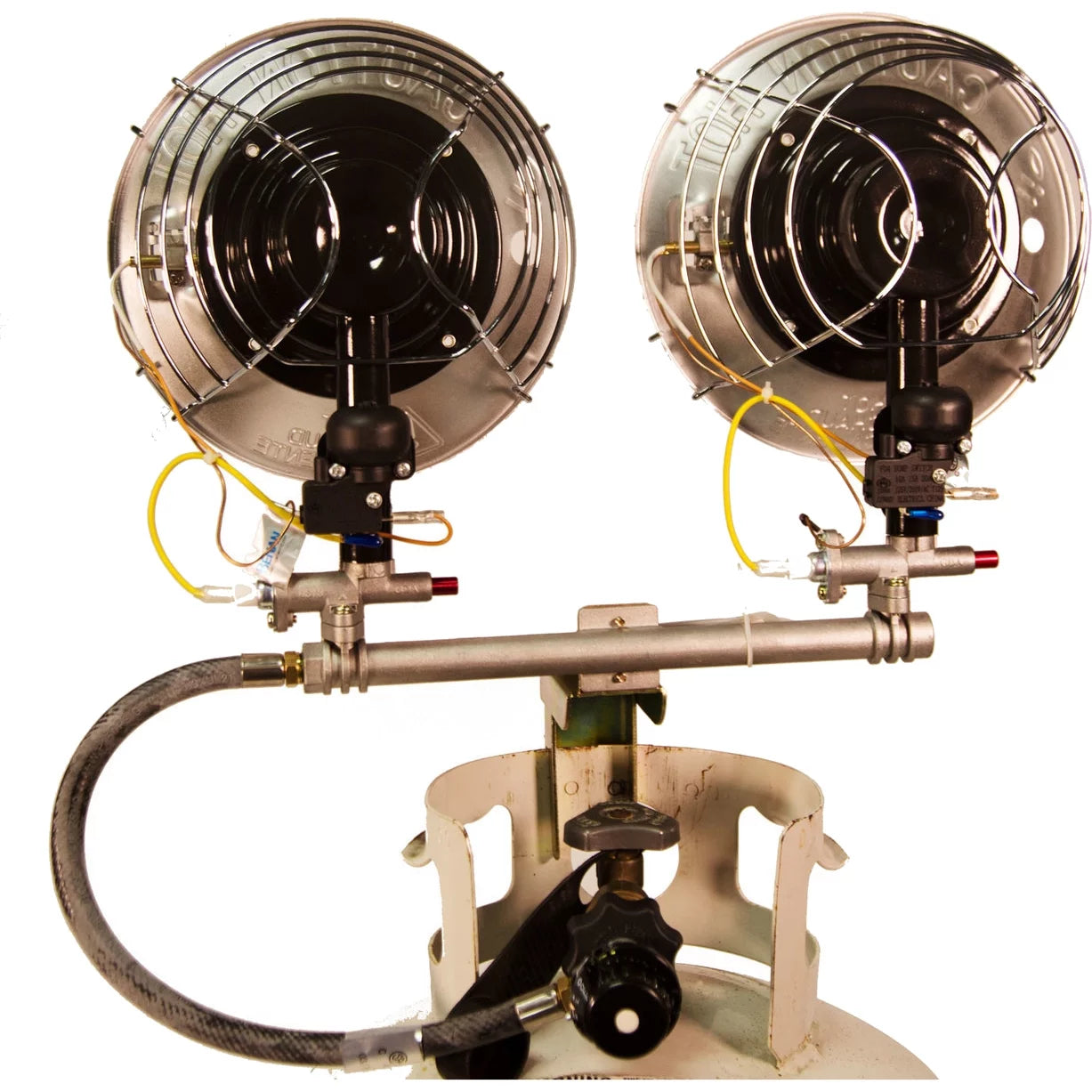 Double Burner Outdoor Propane Tank Top Radiant Heater P4492