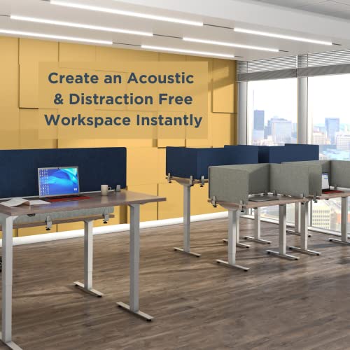Light Grey 48" W x 18" H Desk Divider N230228