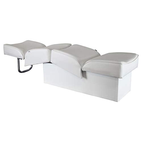 Grey Navy Lounge Seat and Mid-Back Fishing Boat Seat W332