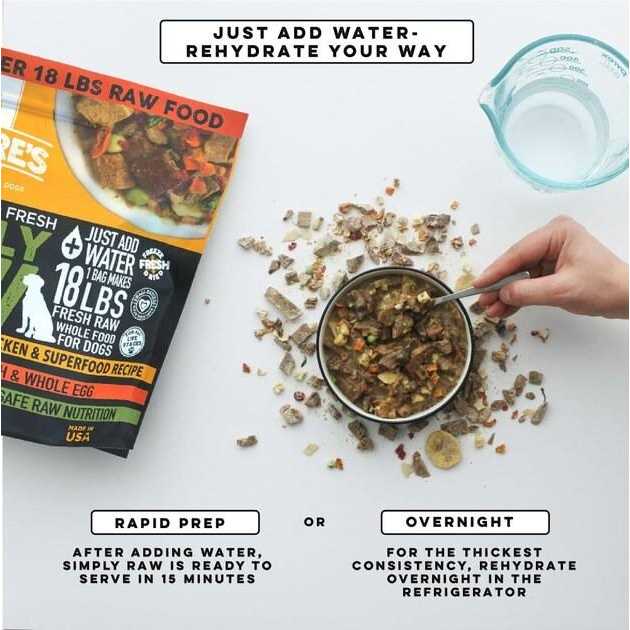 Freeze-Dried Raw Whole Food Meal Makes 18 Lbs Fresh Raw Food S656338