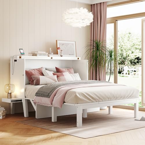 Murphy Bed with Storage Shelves and Drawers X190793