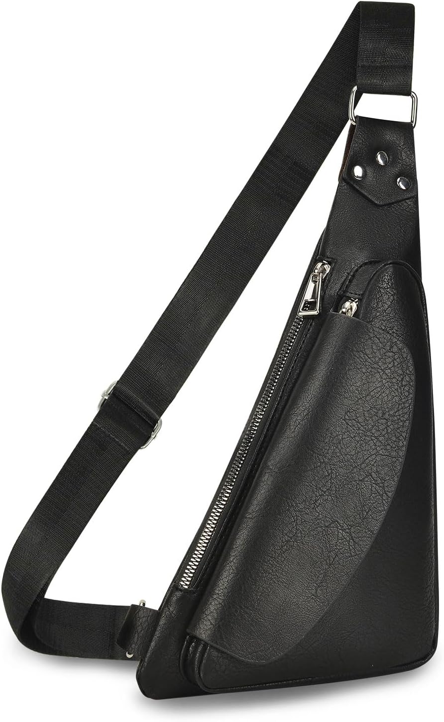 Leather Crossbody Sling Bag F682524