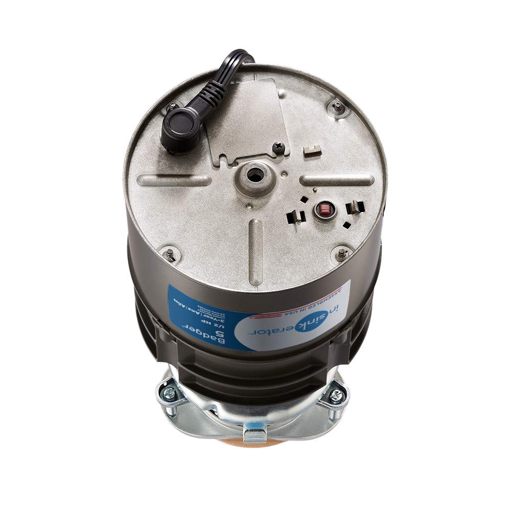 Black 1/2 HP Continuous Feed Garbage Disposal W724410