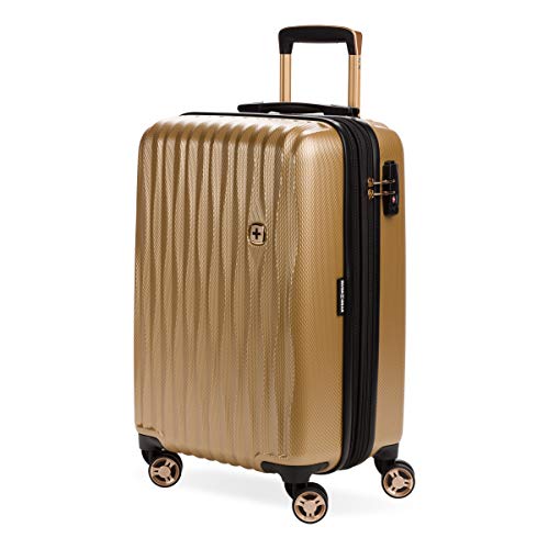 Gunmetal Expandable Hardside Luggage with Spinner Wheels and TSA Lock, Carry-On 19-Inch M67149