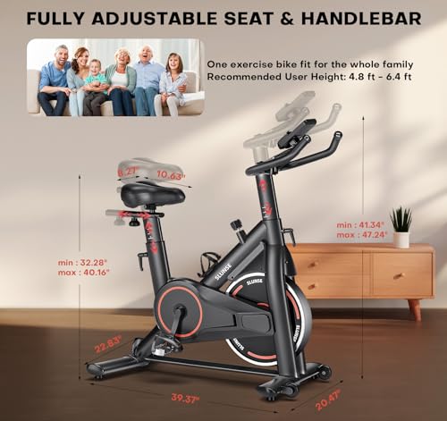 Adjustable Magnetic Resistance Indoor Cycling Bike X10050