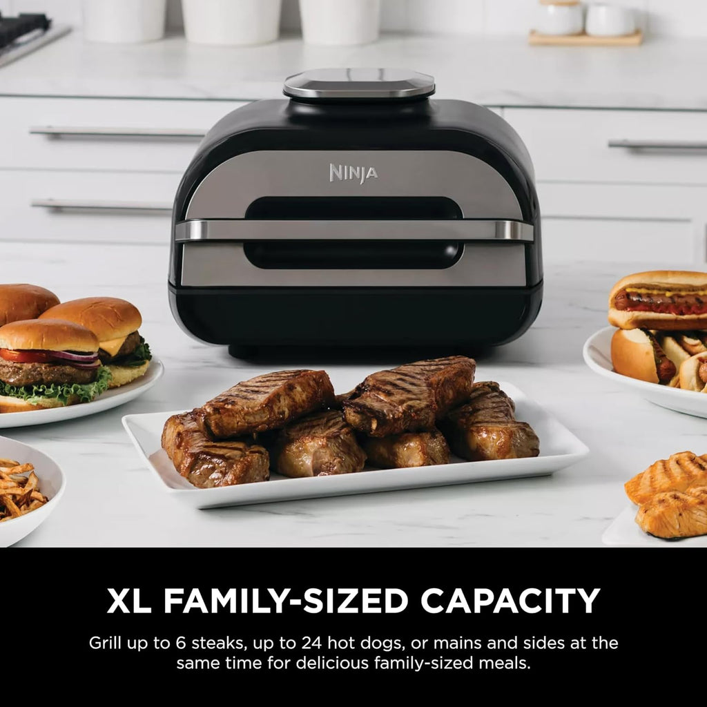 Black Indoor Grill with Air Fry H510900