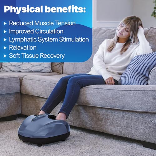 Foot Massager Machine with Deep-Kneading, Compression, Shiatsu, and Heat B509148