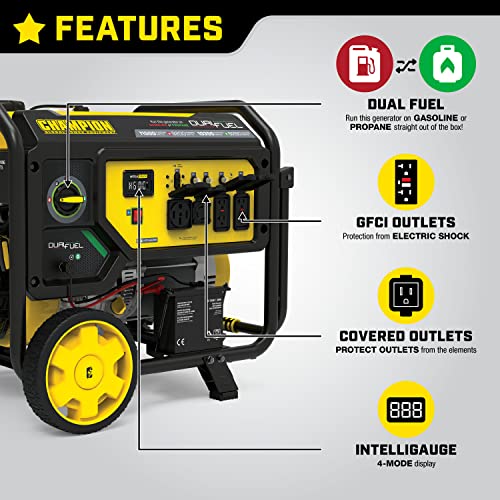 15,000-Watt Portable Generator with Electric Start B4703