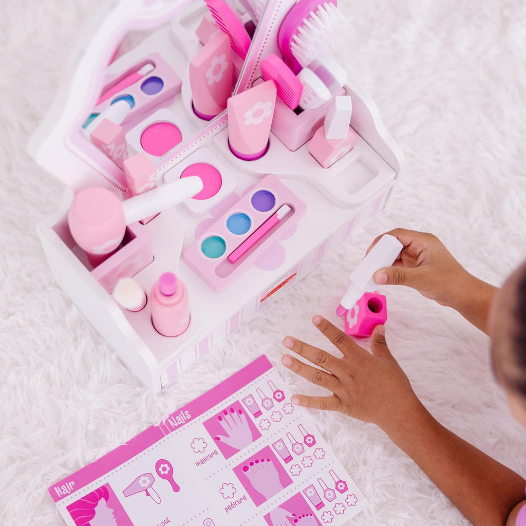 18 pcs Wooden Beauty Salon Play Set U3892