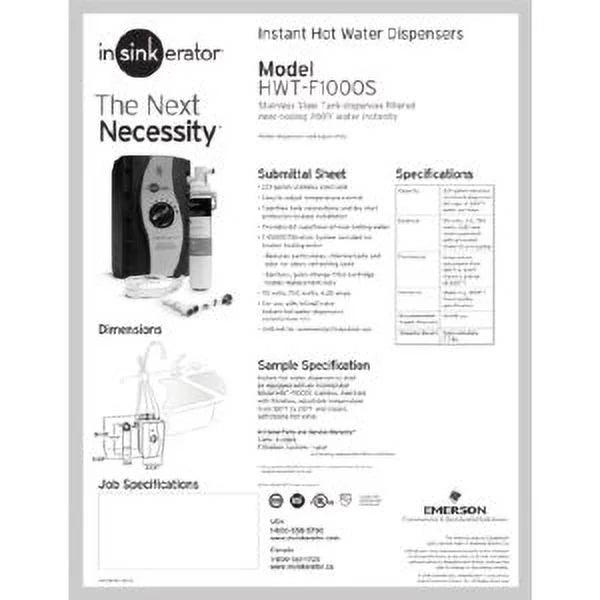Instant Hot Water Tank H67580