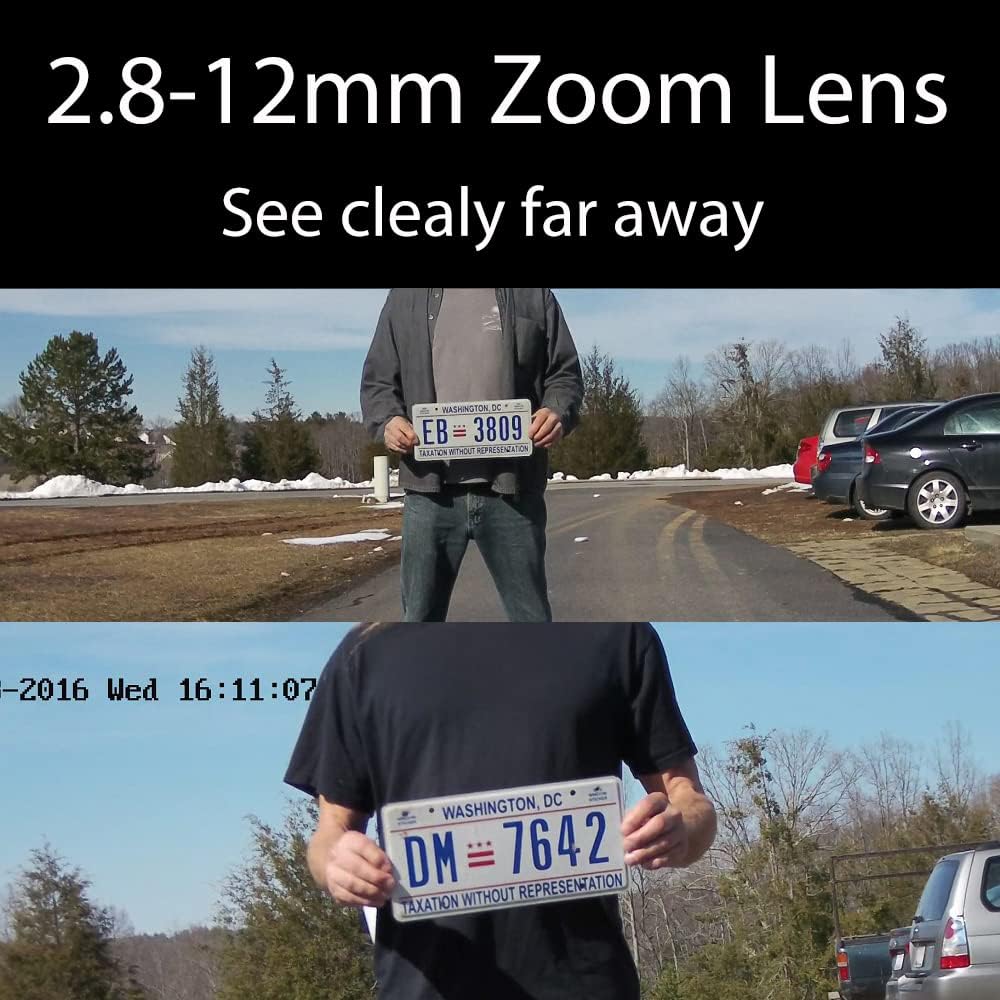Clear Night Vision 5MP Manual Zoom Dome CCTV Security Camera H880204