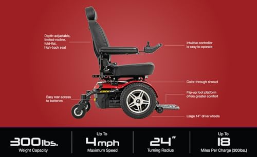 Electric Power Wheelchair with 20" x 18" Seat X4266