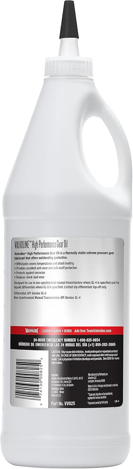 SAE 85W-140 Gear Oil 1 QT (Pack of 3) L518315
