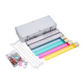166 White Tiles Mahjong Set with Silver Aluminum Case R69795