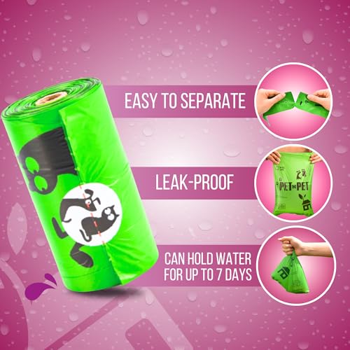 270 Counts Unscented Plant Based Dog Poop Bags I3721