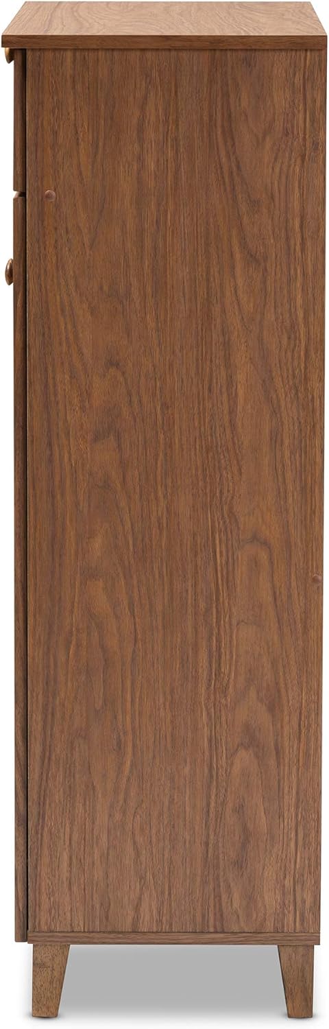 Walnut Shoe Cabinet E3401