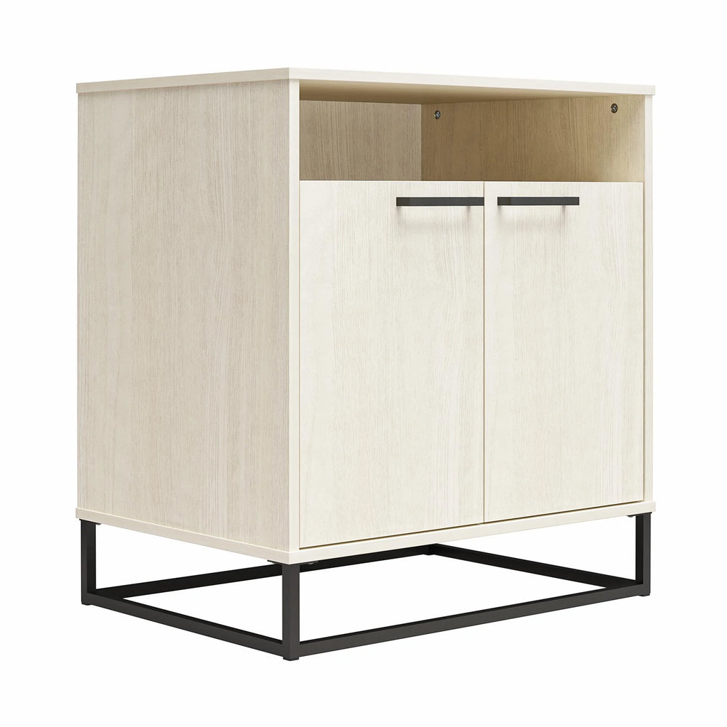 Ivory Oak 2 Door Accent Cabinet I285377