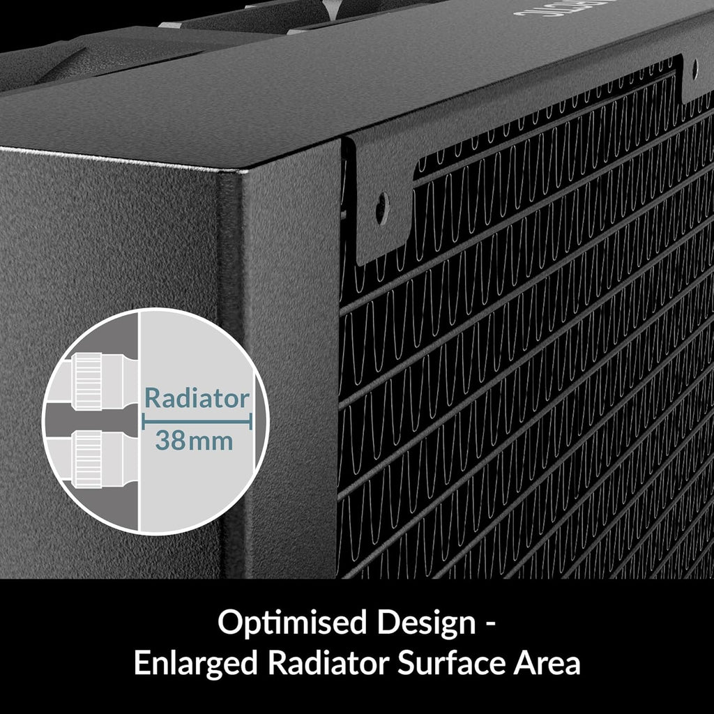 Black 360 CPU AIO Water Cooler B749