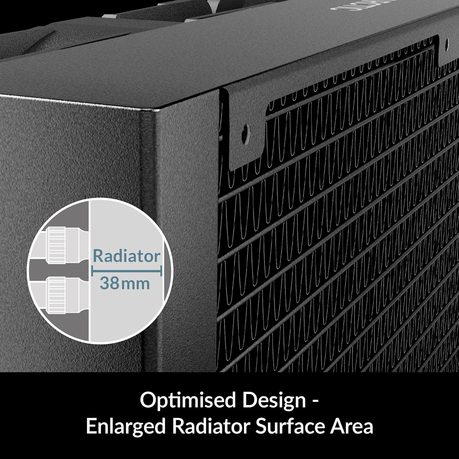 Black 360 CPU AIO Water Cooler B749