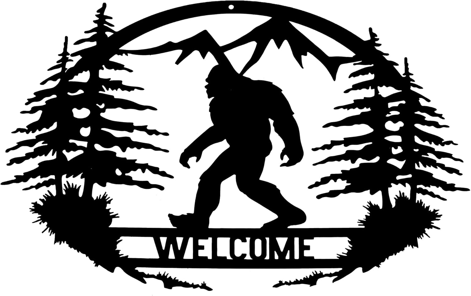 14 Inch Metal Wall Decor Sign X4012