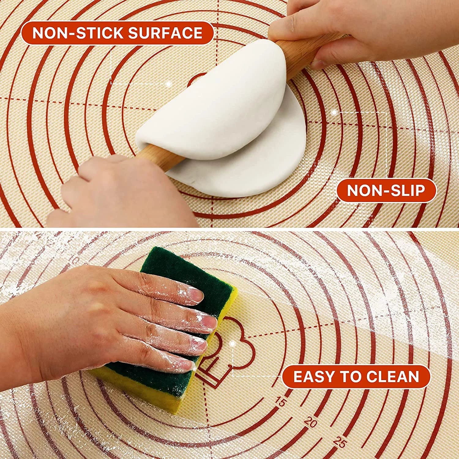 Extra Thick Large Non Stick Silicone Baking Mat S1869
