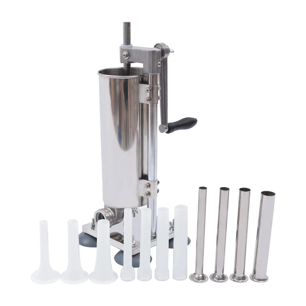 3L Stainless Steel Sausage Stuffer with 8 Tubes P605673