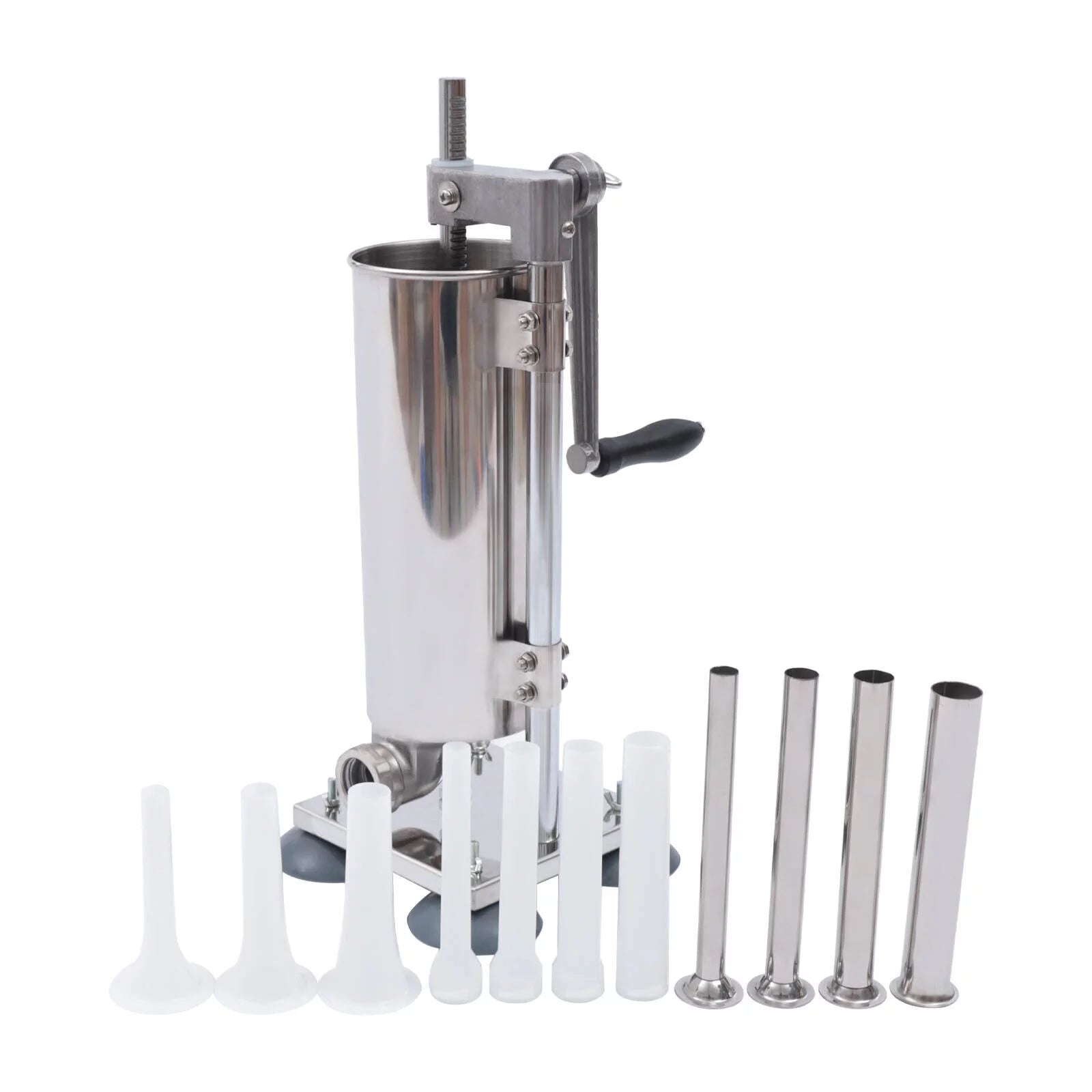 3L Stainless Steel Sausage Stuffer with 8 Tubes P605673