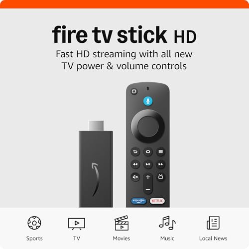 Amazon Fire TV Stick HD with Alexa Voice Remote U15361