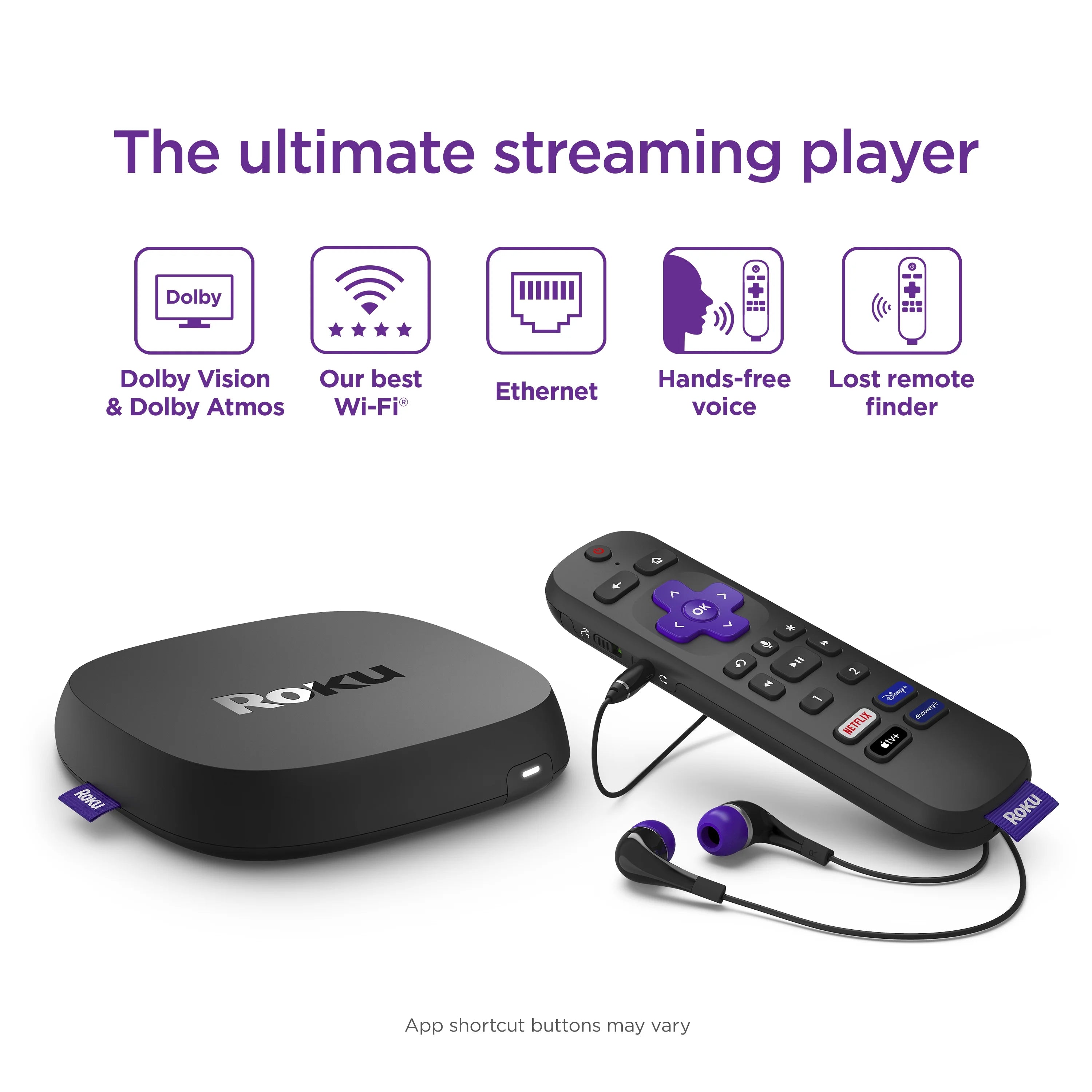 4K HDR Dolby Vision Streaming Device with Voice Remote Z60947