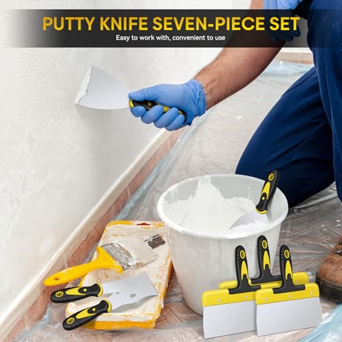 7-Piece Stainless Steel Putty Knife Tool Set H192973