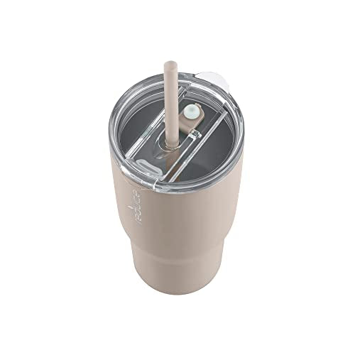 34 oz Vacuum Insulated Stainless Steel Tumbler with Lid and Straw Y5618