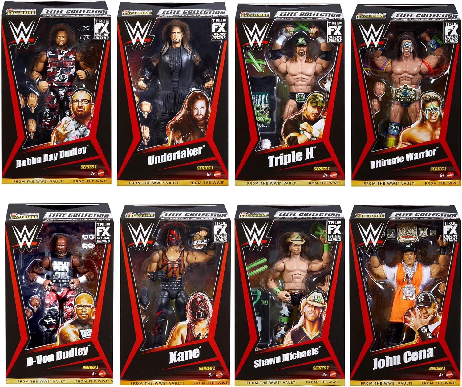 Set of 8 Wrestling Action Figures C41507