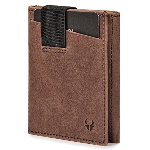 Slim Genuine Leather Wallet with RFID Protection A39948