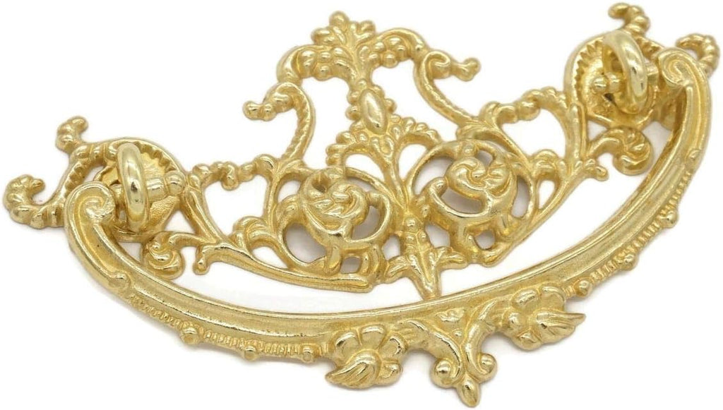 Solid Cast Brass Polished Brass Drawer Pull A283