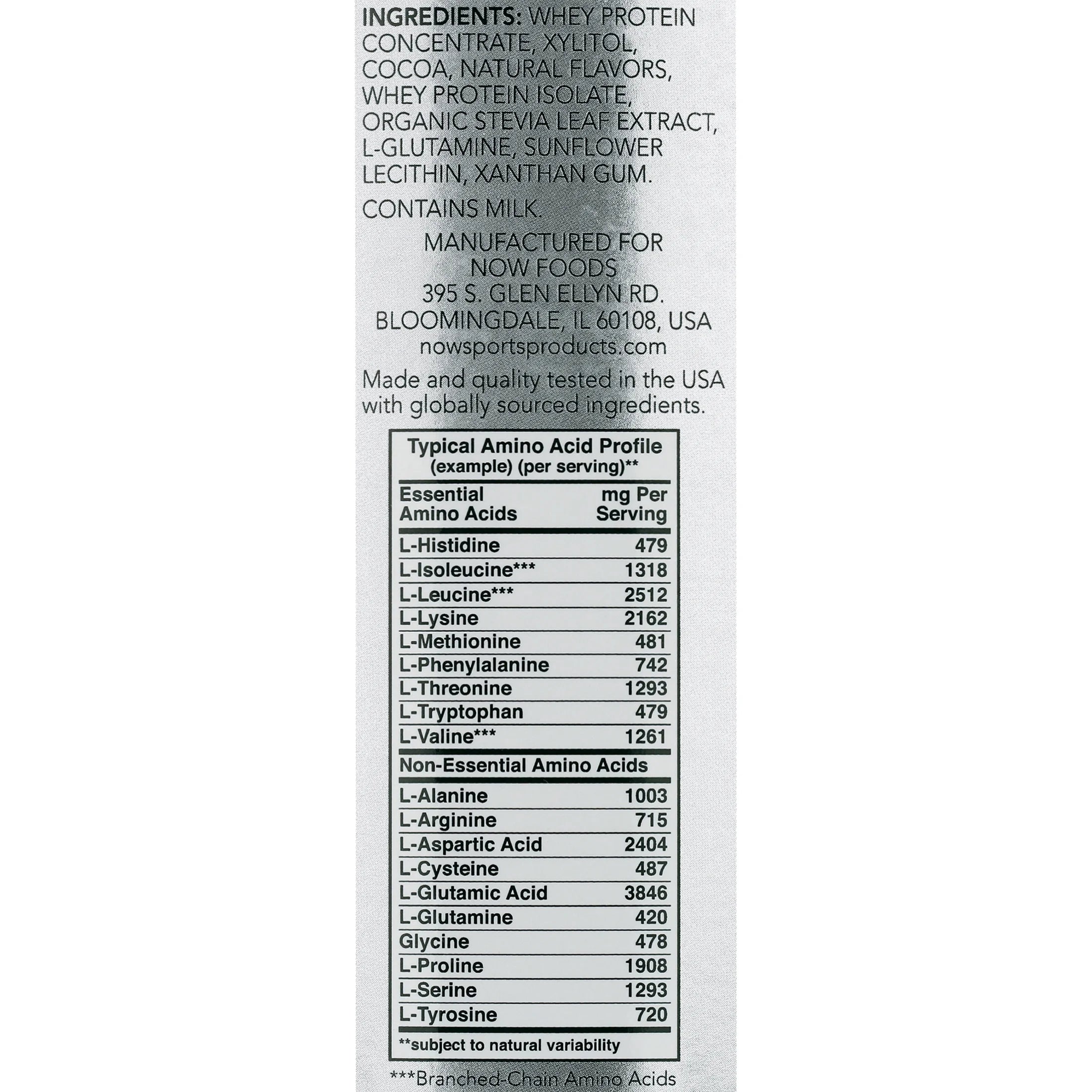Whey Protein Powder Creamy Chocolate - 2 lbs. Y343926