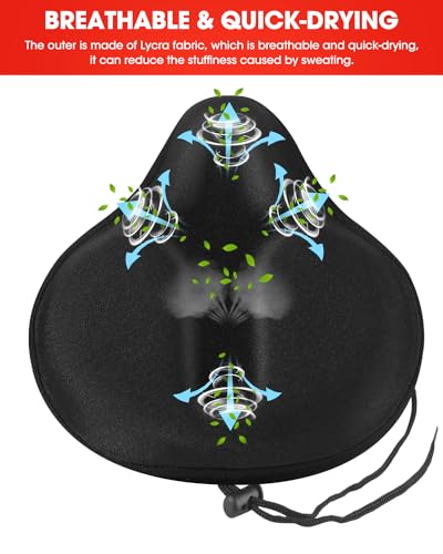 Large Padded Bike Seat Cover B9316