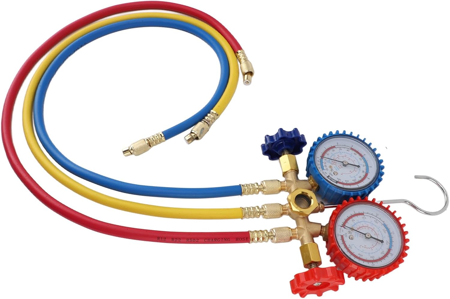 Double Head Anti Shock Vacuum Pressure AC Gauge Set K4842