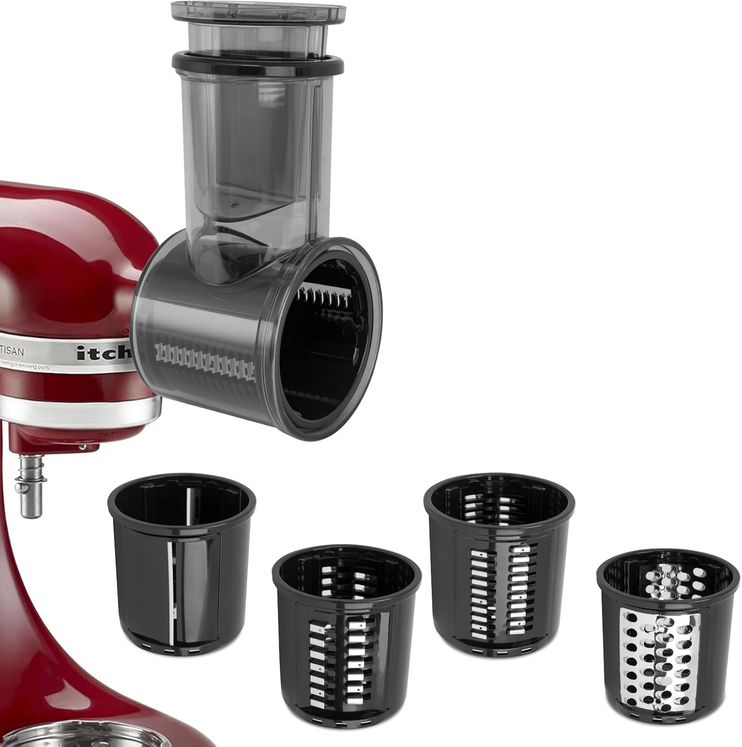 Slicer Shredder Attachment for KitchenAid Stand Mixer with 5 Blades Y2725