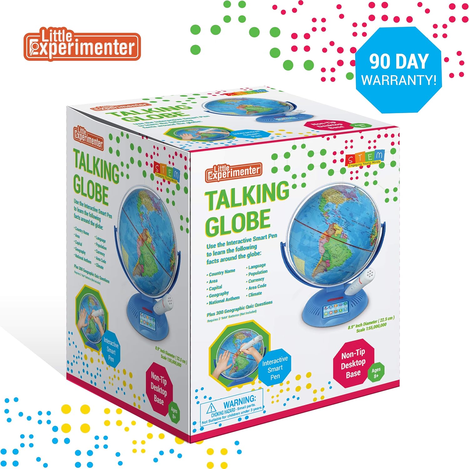 9" Interactive Globe with Stand Z43158