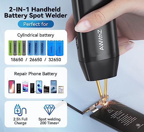 Black Handheld Battery Spot Welder X206