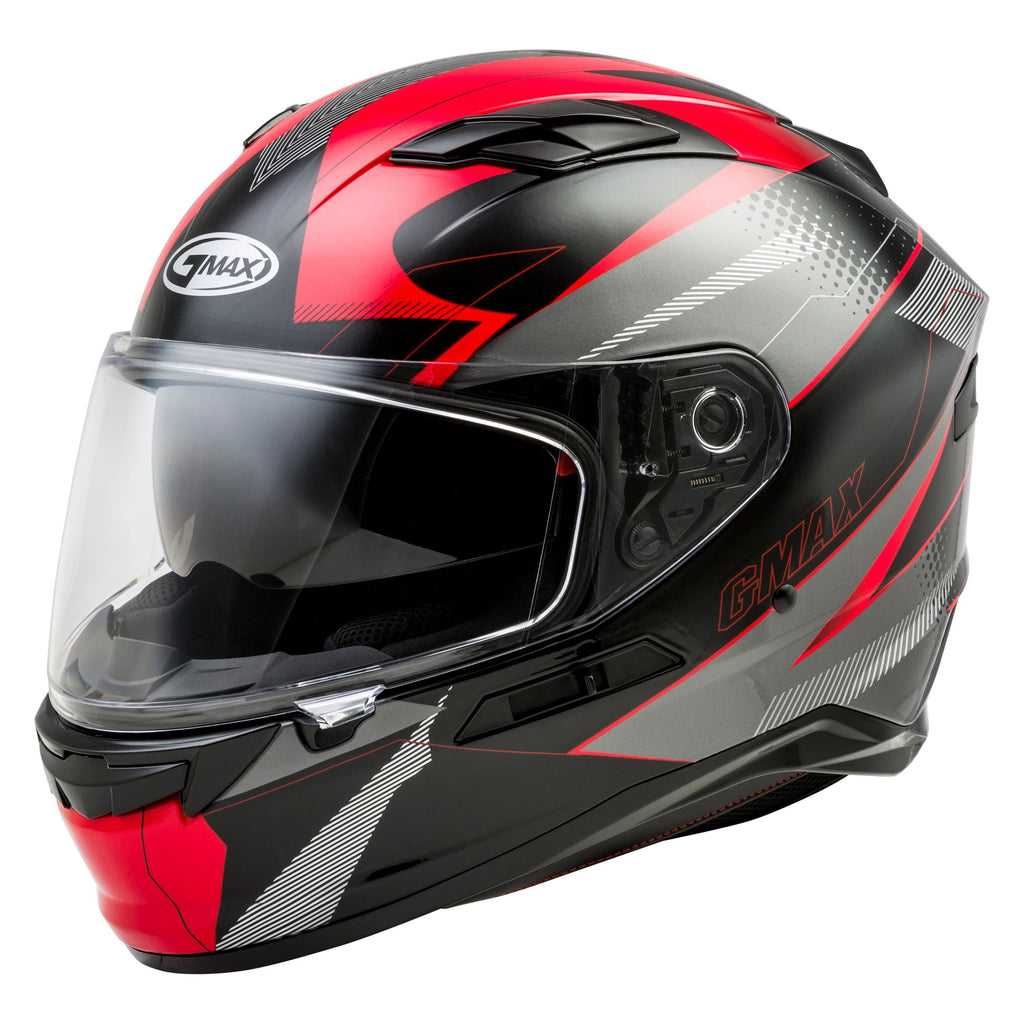 Black/Red Full Face Helmet O6757