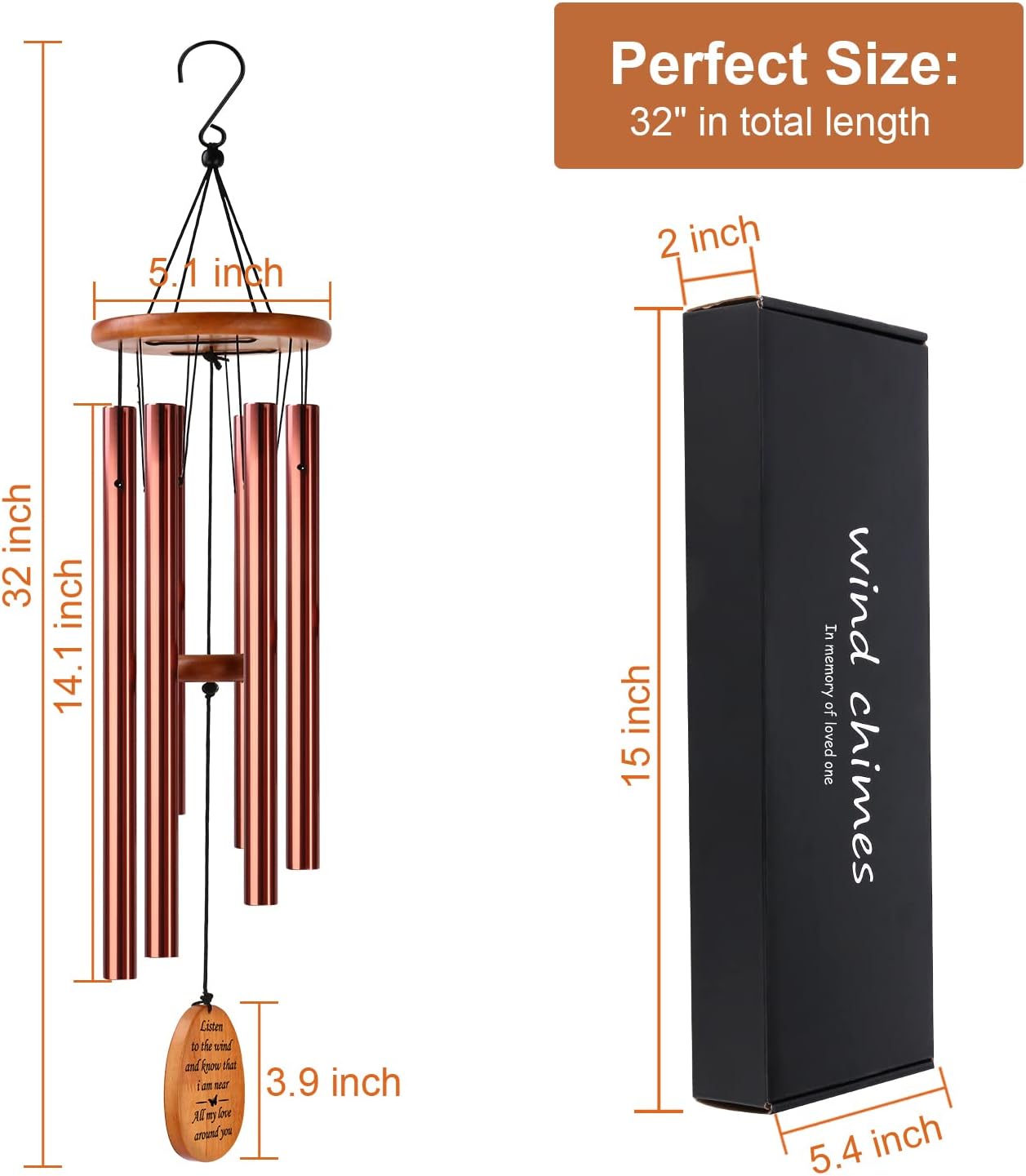 Sympathy Wind Chimes H63479
