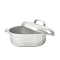 Silver Cast Aluminum Roaster 13" N203011