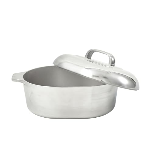 Silver Cast Aluminum Roaster 13" N203011