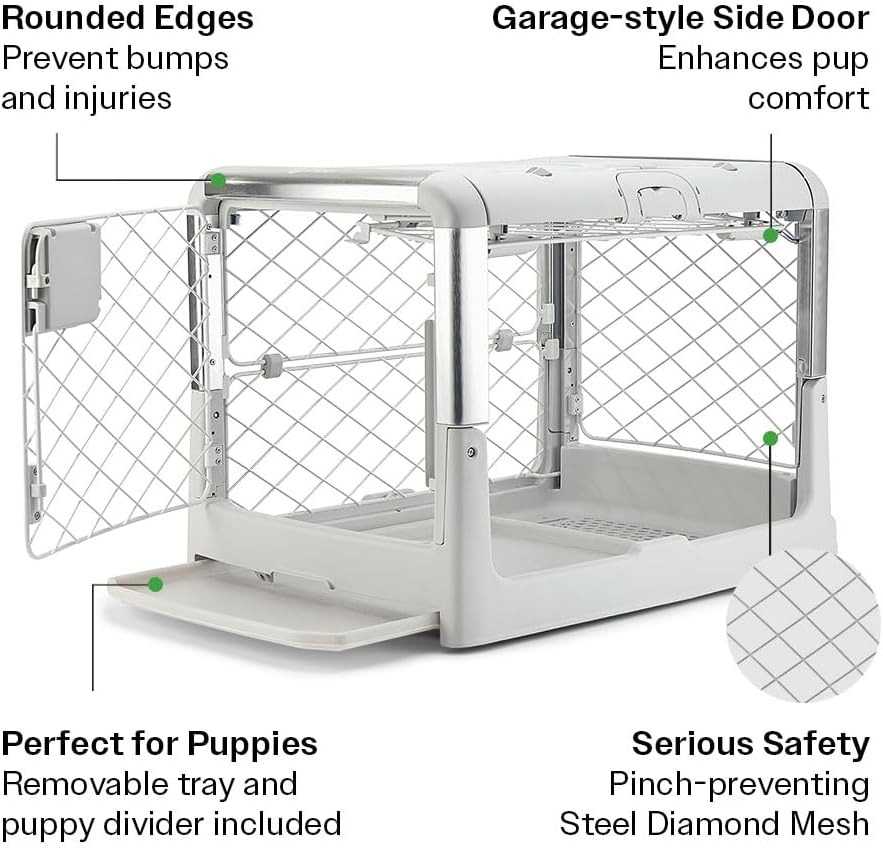 Collapsible Dog Crate (Ash) D683