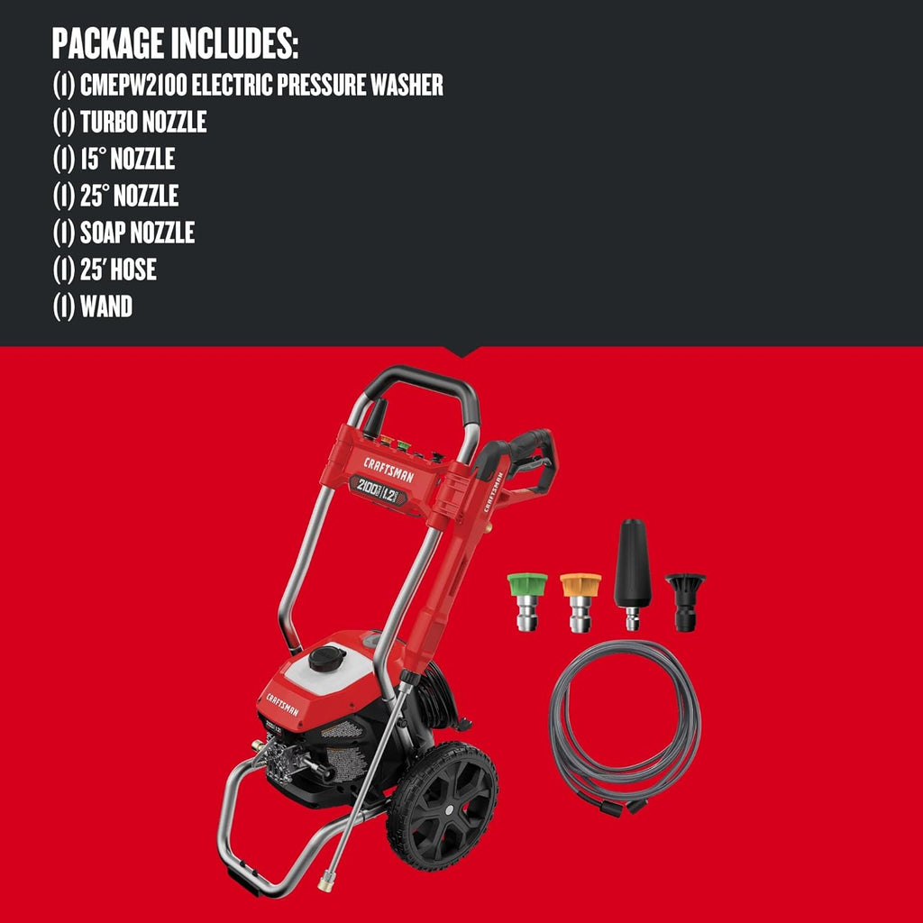 Electric Pressure Washer Bundle with Gas Pressure Washer M86338
