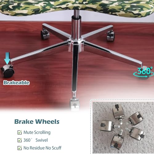 White Ergonomic Cross Legged Kneeling Office Chair with Brake Wheel T75726