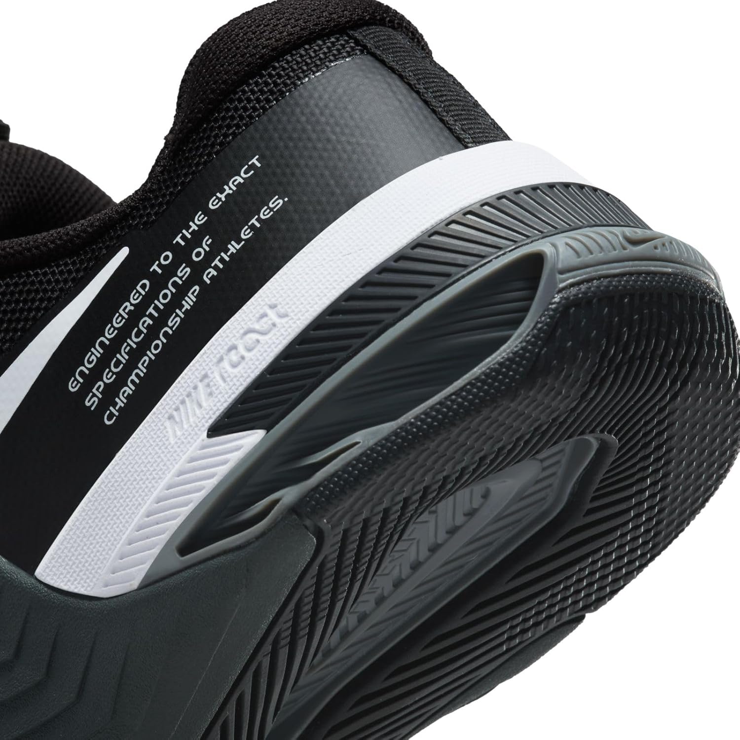 Black Dark Smoke Grey White Men Training Shoe M637