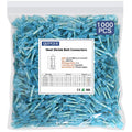 1000 Pcs Blue 16-14 AWG Waterproof Heat Shrink Butt Connectors F84508